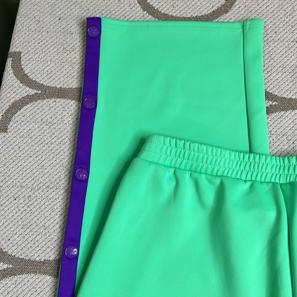 YITTY Green snap button with Elastic Waistband tack pants - Picture 13 of 16
